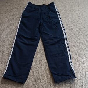 Kids Navy Gap Fleece Lined Nylon Ski Pants